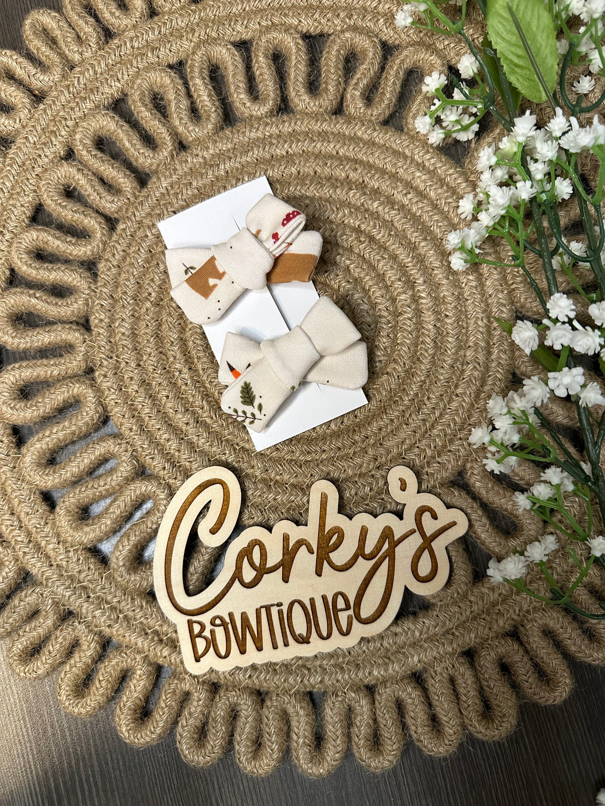 Piggy Bows- Pinwheel