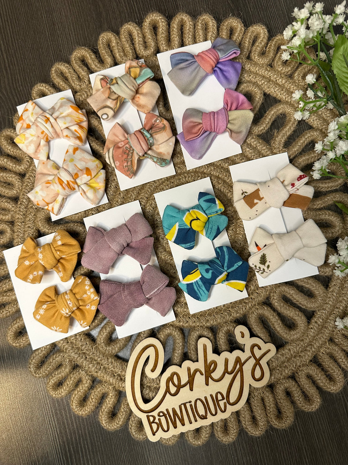 Piggy Bows- Pinwheel