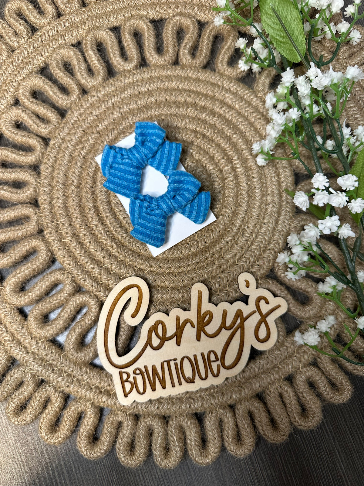 Piggy Bows- Waved Pinwheel