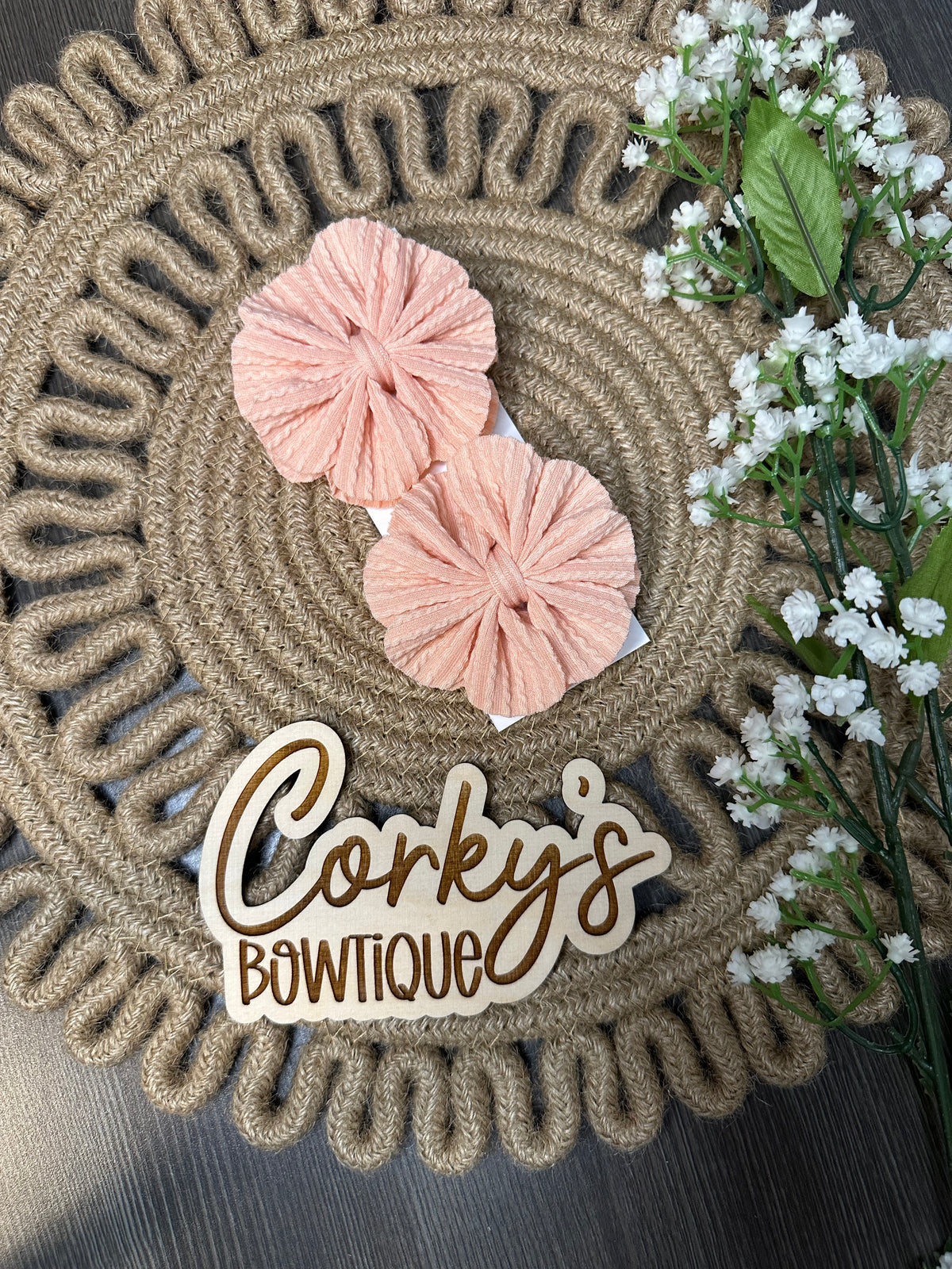 Flower/Shredded Piggy Clips
