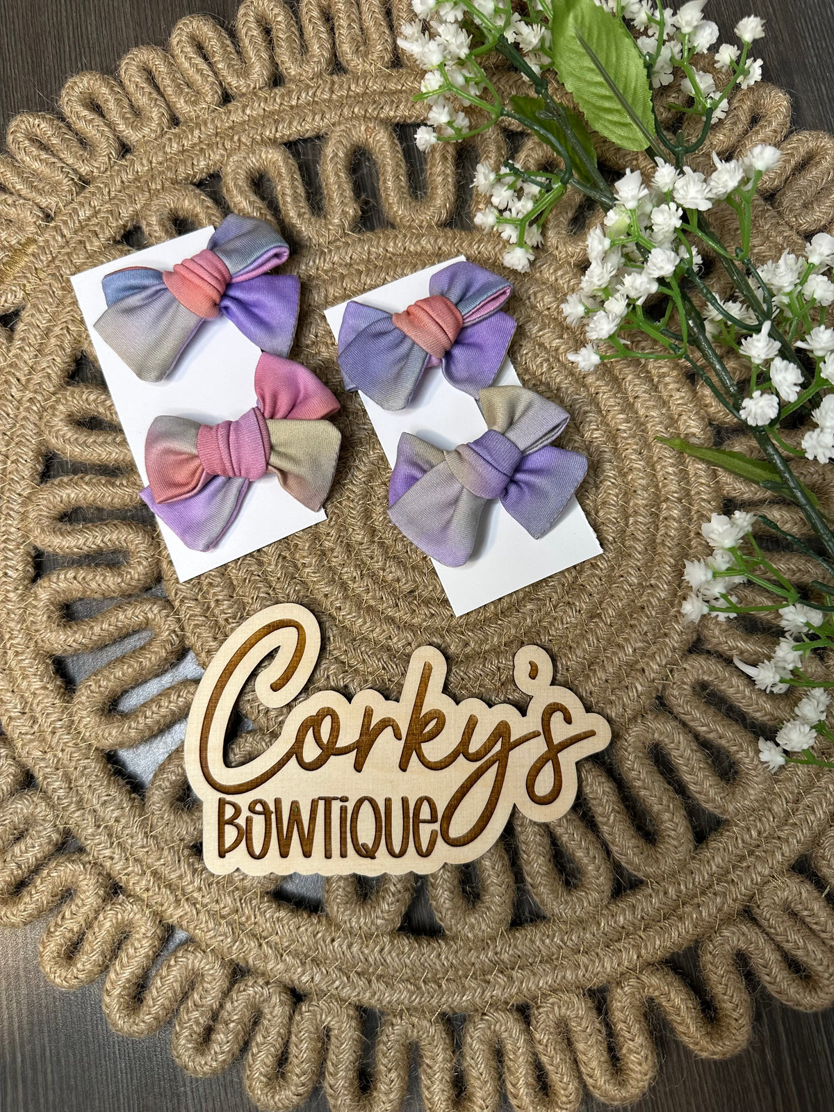 Piggy Bows- Pinwheel
