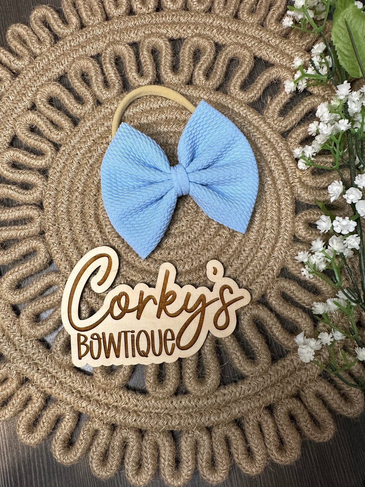 Nylon Headband Bows