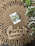 Clip Bow- Pinwheel